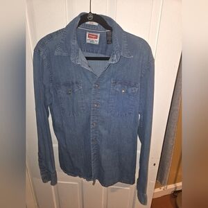 Wrangler Denim Button-Up Shirt